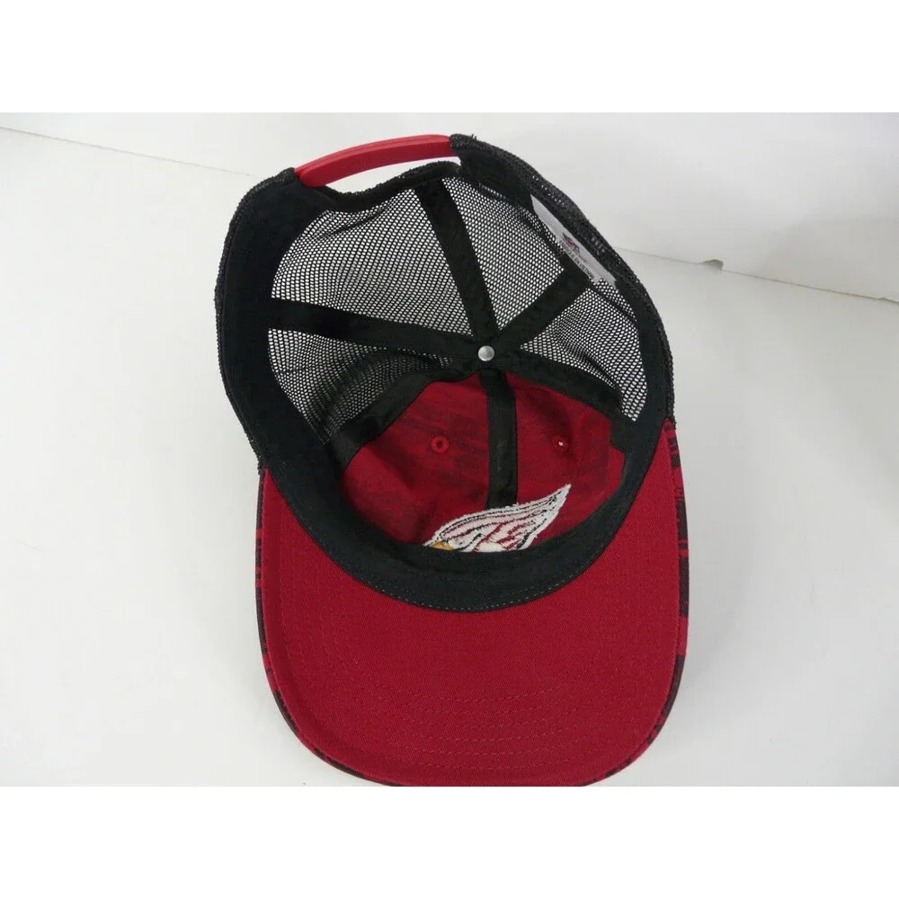 Arizona Cardinals Hat One Size Snapback Red and Black NFL Team Apparel
